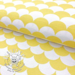 Tissu déco Scales pastel yellow