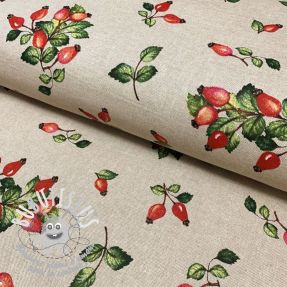 Tissu déco Linenlook Rosehip fresh garden