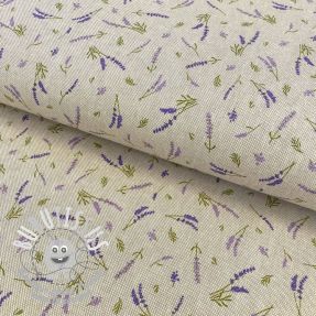 Tissu déco Linenlook premium Lavender Flavour