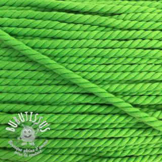 Cordon coton macramé 5 mm neon green