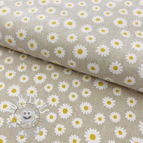 Tissu déco Linenlook Daisy sweet garden