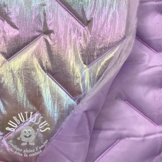 Tissu matelassé Stepped foil light lilac