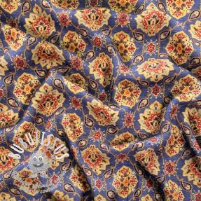 Viscose RADIANCE Paisley multicolor digital print