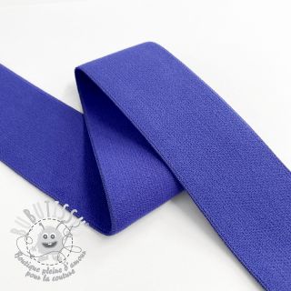 Élastique lisse 4 cm cobalt