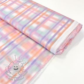 Viscose RADIANCE Check peach digital print