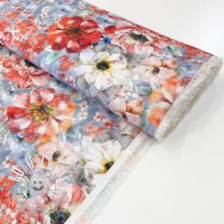 Viscose RADIANCE Kormelia flower digital print