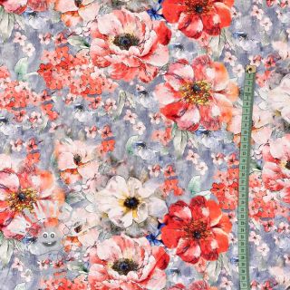 Viscose RADIANCE Kormelia flower digital print