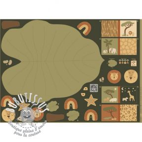 Tissu coton Safari PANEL digital print