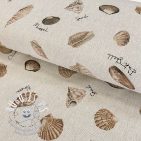 Tissu déco Linenlook Sea shell path