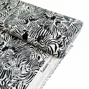 Viscose RADIANCE Zebra digital print