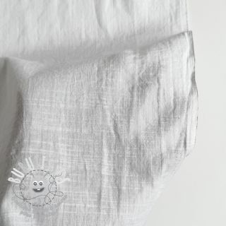 Tissu coton Lin white