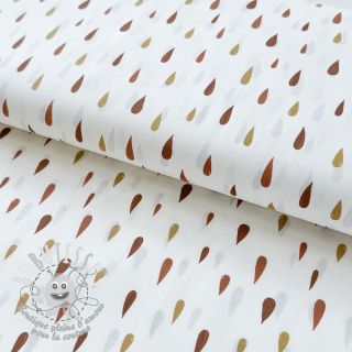 Tissu coton Raindrops Snoozy brick