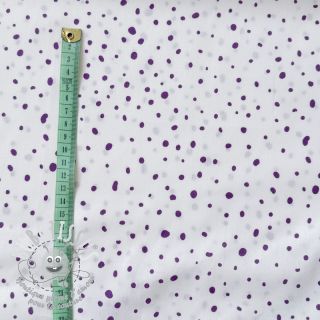 Tissu coton Small dots Snoozy violet