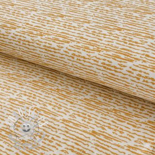 Tissu double gaze/mousseline lisse Code ochre