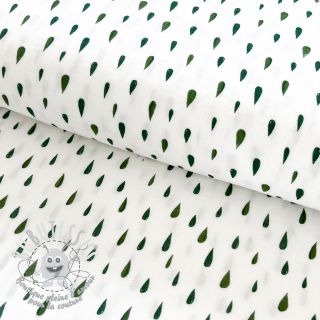 Tissu double gaze/mousseline Raindrops Snoozy camo green