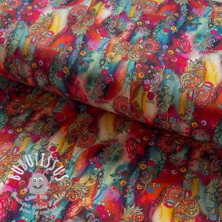 Jersey Paisley design D digital print