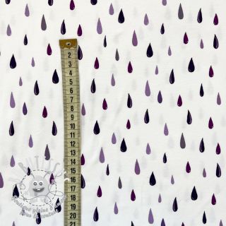 Jersey Rain drops Snoozy violet