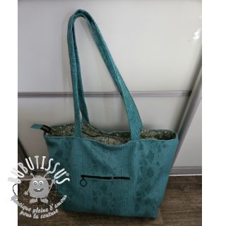 Simili cuir COBRA turquoise