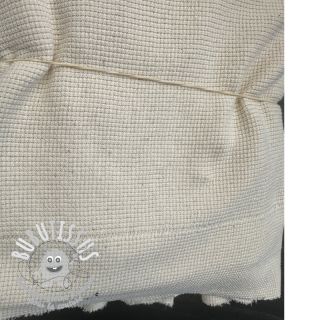 Tissu nid d’abeille LINEN natural 2nd class