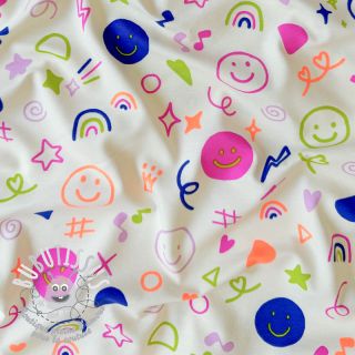 Jersey Neon doodles off white