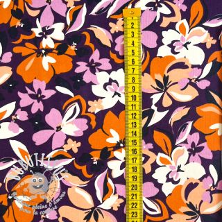 Sweat Bright flowers design purple ochre