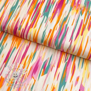 Viscose RADIANCE Abstract stripe digital print