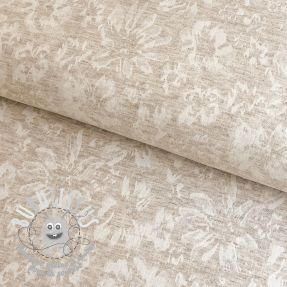 Viscose lin JACQUARD Maria natural