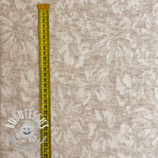 Viscose lin JACQUARD Maria natural