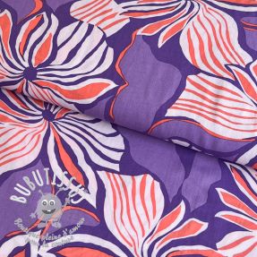 Viscose ECOVERO Florals lavender digital print