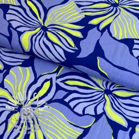 ECOVERO Florals cobalt digital print