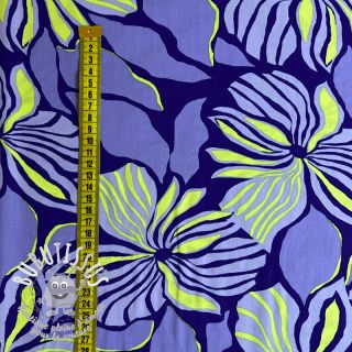 ECOVERO Florals cobalt digital print