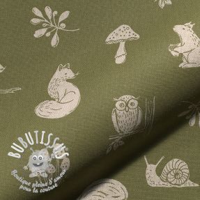 Tissu déco Linenlook Forest Animal Scene