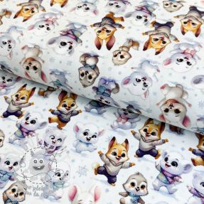 Jersey Snow animals design C digital print