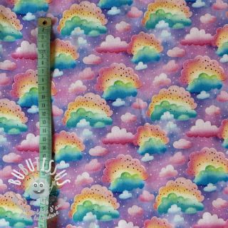 Sweat Rainbow Clouds digital print