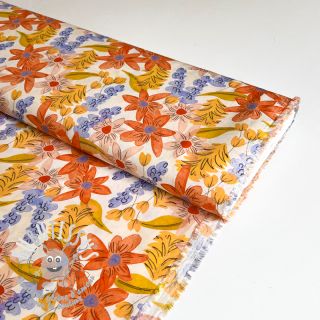 Viscose RADIANCE Old flowers digital print