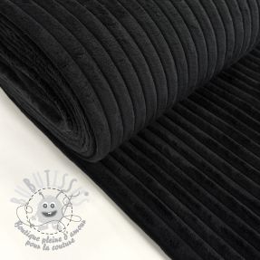 Tissu velours cotelé HANNIBAL noir