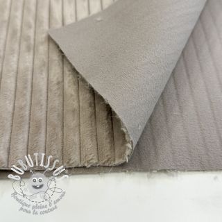 Tissu velours cotelé FUTE beige