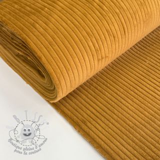 Tissu velours cotelé FUTE ocre