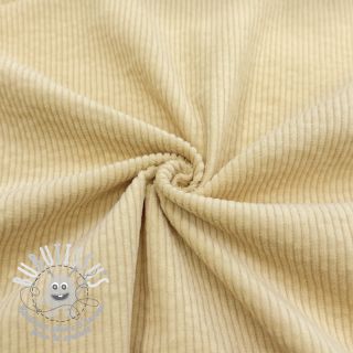 Tissu velours cotelé 6W WASHED STRETCH light yellow