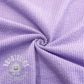 Tissu velours cotelé 6W WASHED STRETCH lilac