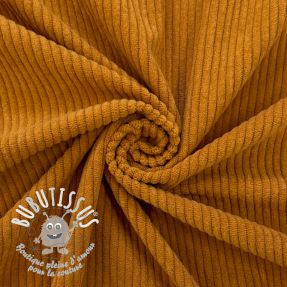 Tissu velours cotelé 6W COTTON TOUCH ochre