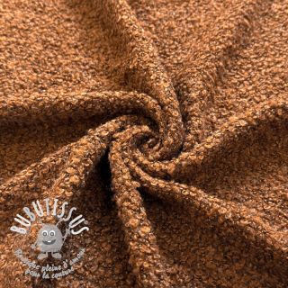 Tissu tricot Bouclette brown