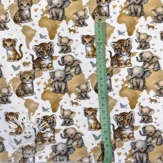 Jersey Safari animals design C digital print