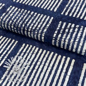 Tissu coton BATIK NEW INDIGO design A