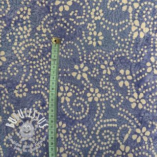 Tissu coton BATIK NEW design I lavender