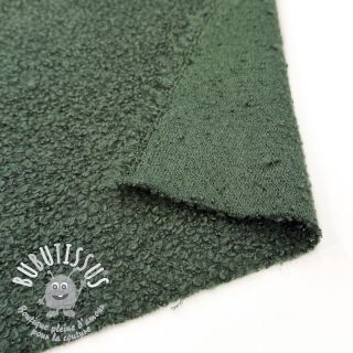 Tissu tricot Bouclette forest green