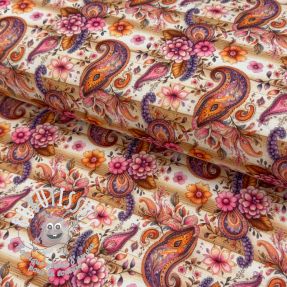 Jersey Paisley woody design A digital print