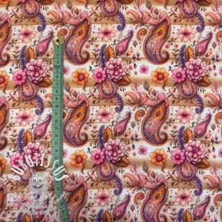 Jersey Paisley woody design A digital print