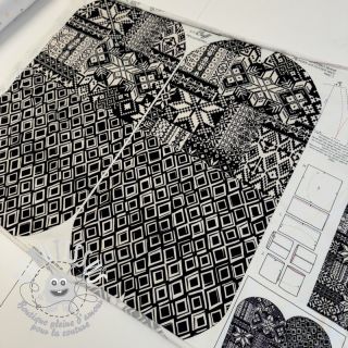 Sweat Winter knit PANEL SET FOR ADULTS digital print