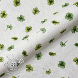 Tissu déco premium Four Clover Leaf